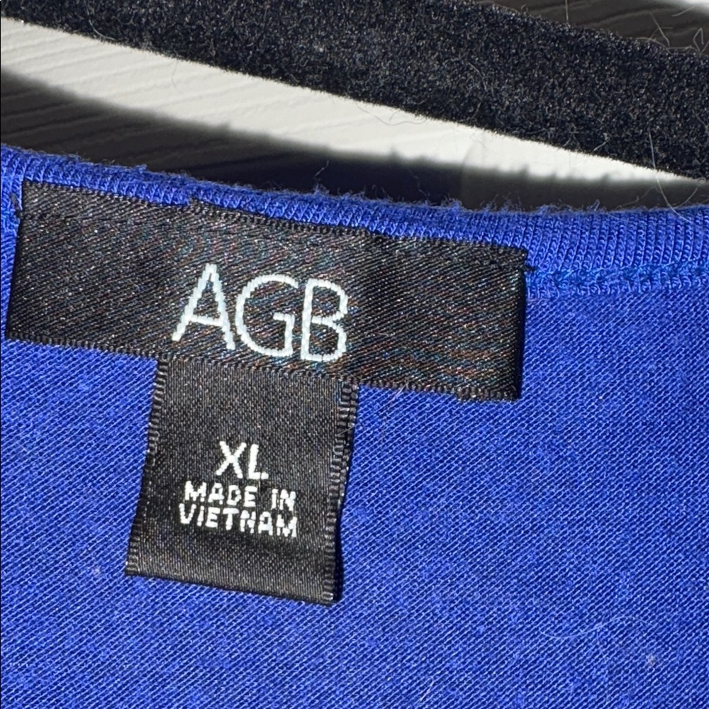 AGB Royal Blue Blouse with Sparkle Details - Picture 3 of 9